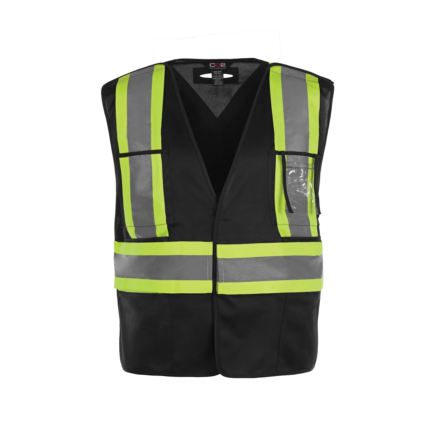 Protector - Adult Tricot Hi-Vis 5 Point Tear Away Vest - L01170