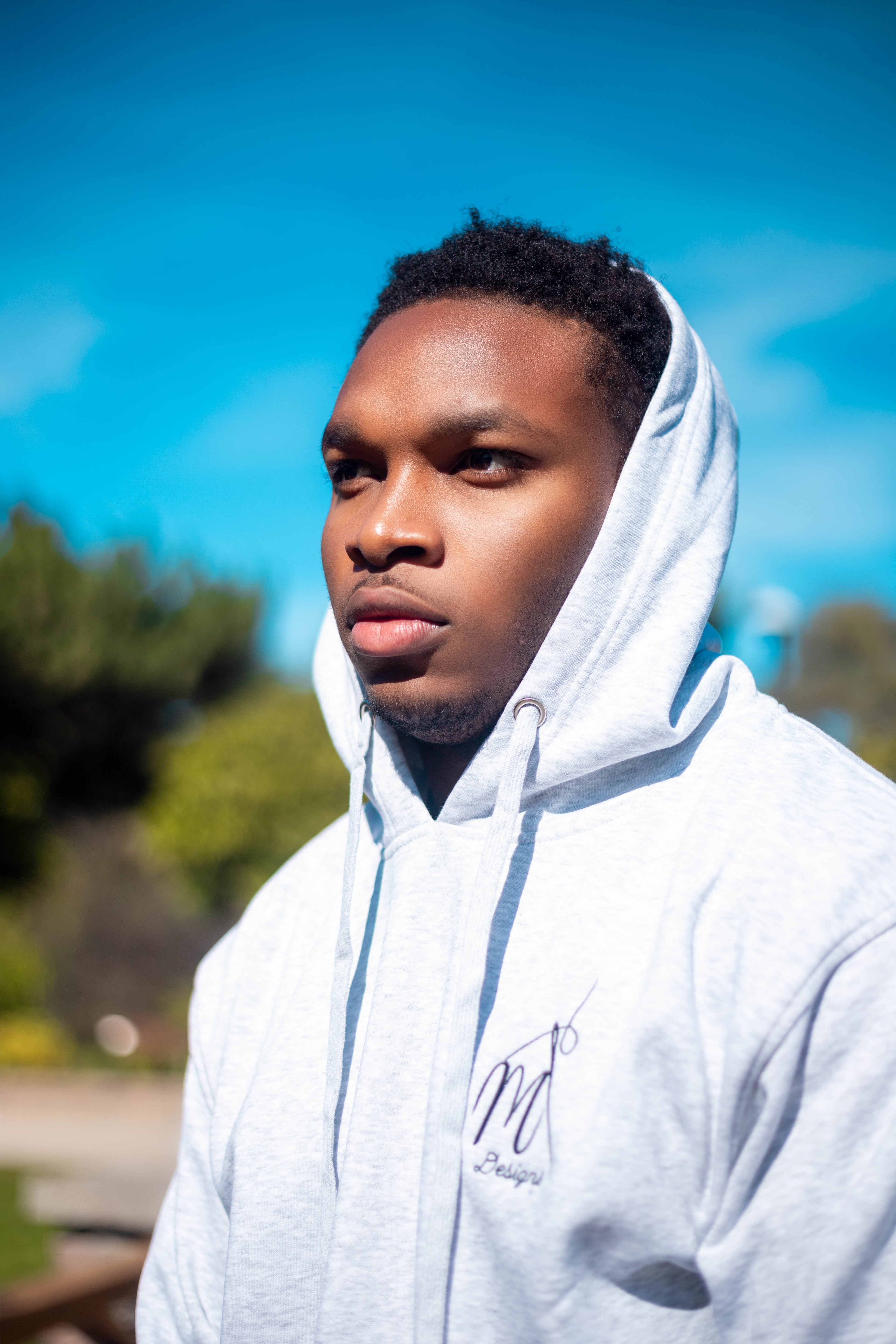 MT Grey Hoodie ~ Embroidered