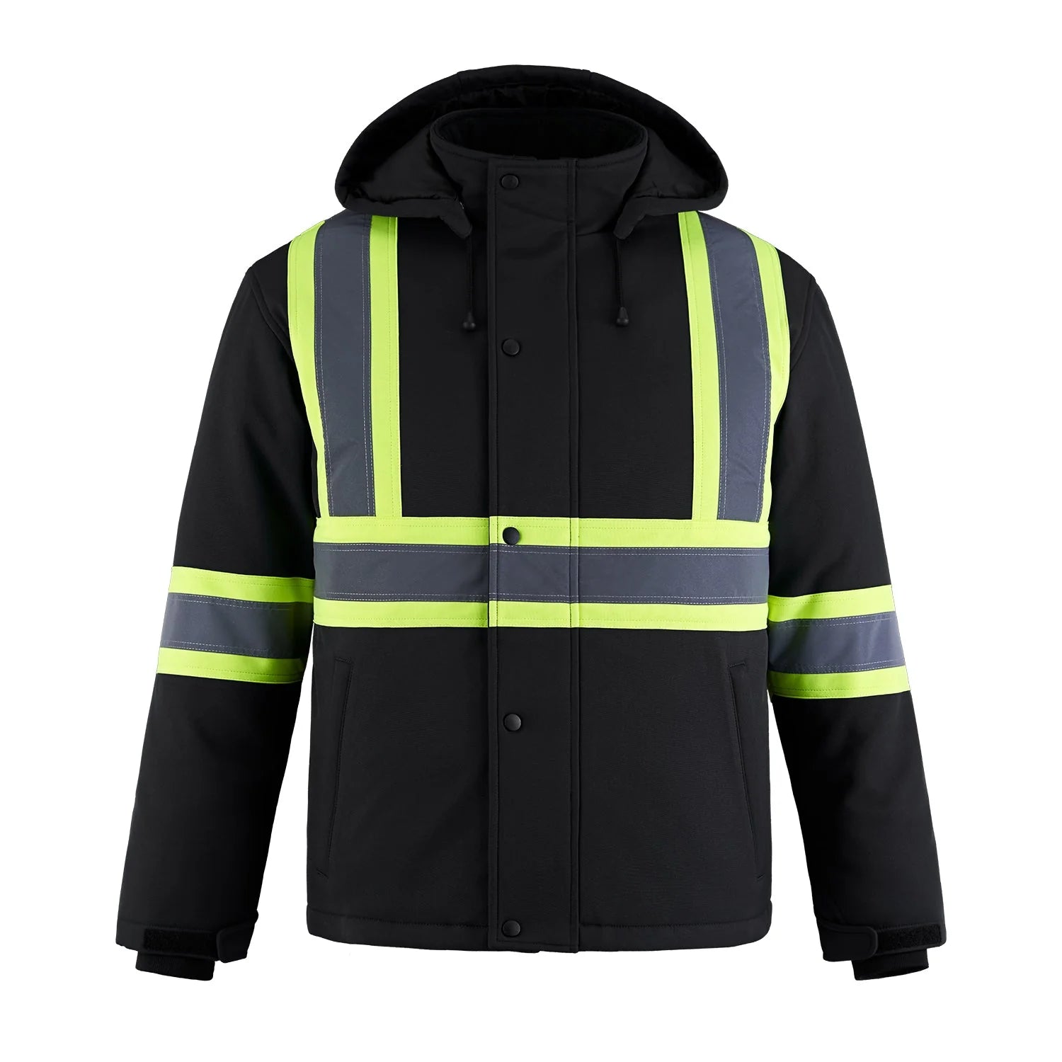 Freightliner - Hi-Vis Insulated Softshell w/ Detachable Hood - L01310