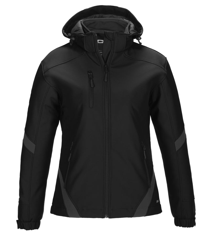 Typhoon Ladies Insulated Softshell Jacket w/ Detachable Hood - L03201