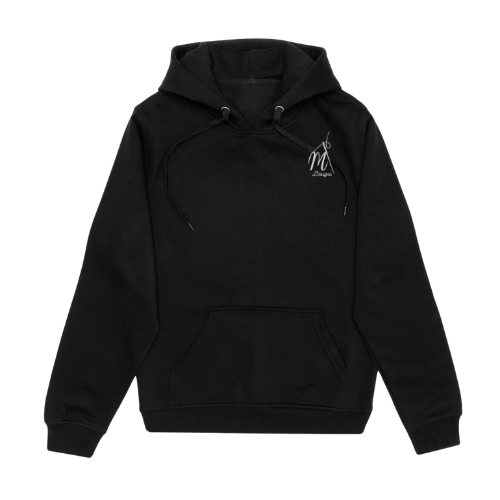 MT Black Hoodie ~ Embroidered