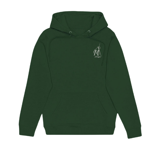 MT Forest Green  Hoodie ~ Embroidered