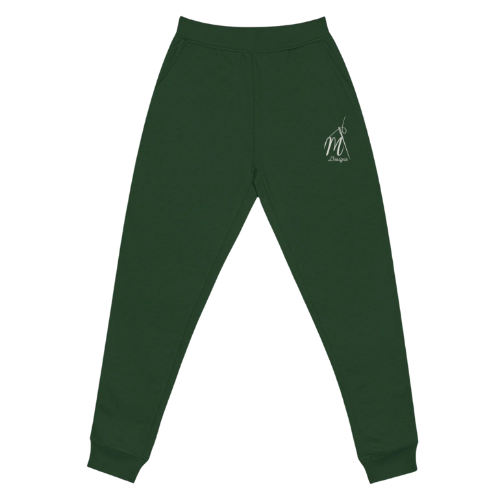 MT Forest Green Pants ~ Embroidered